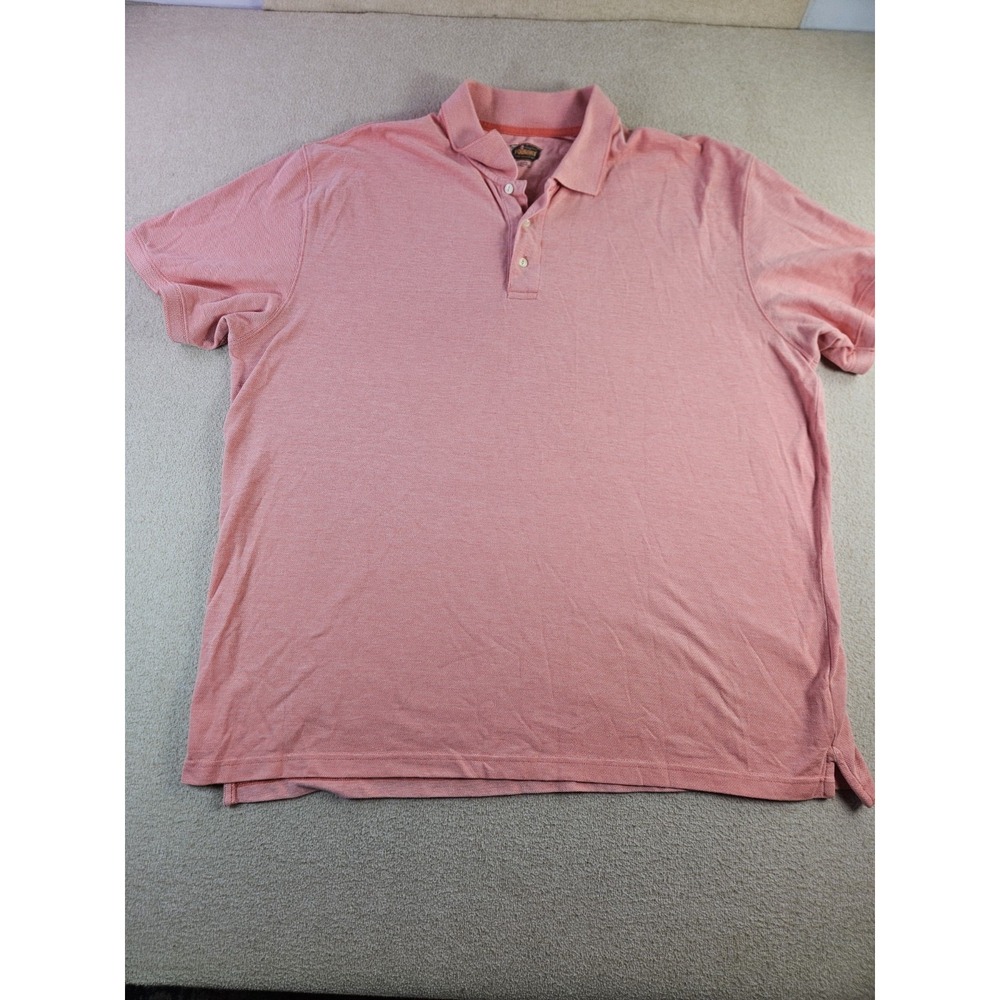Foundry Supply Co Polo Shirt Men's 3XL Pink Short Sleeve 100% Cotton Casual